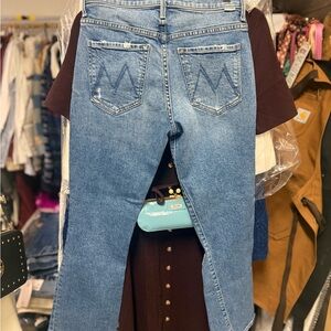 MOTHER Light Blue Straight Leg Jeans